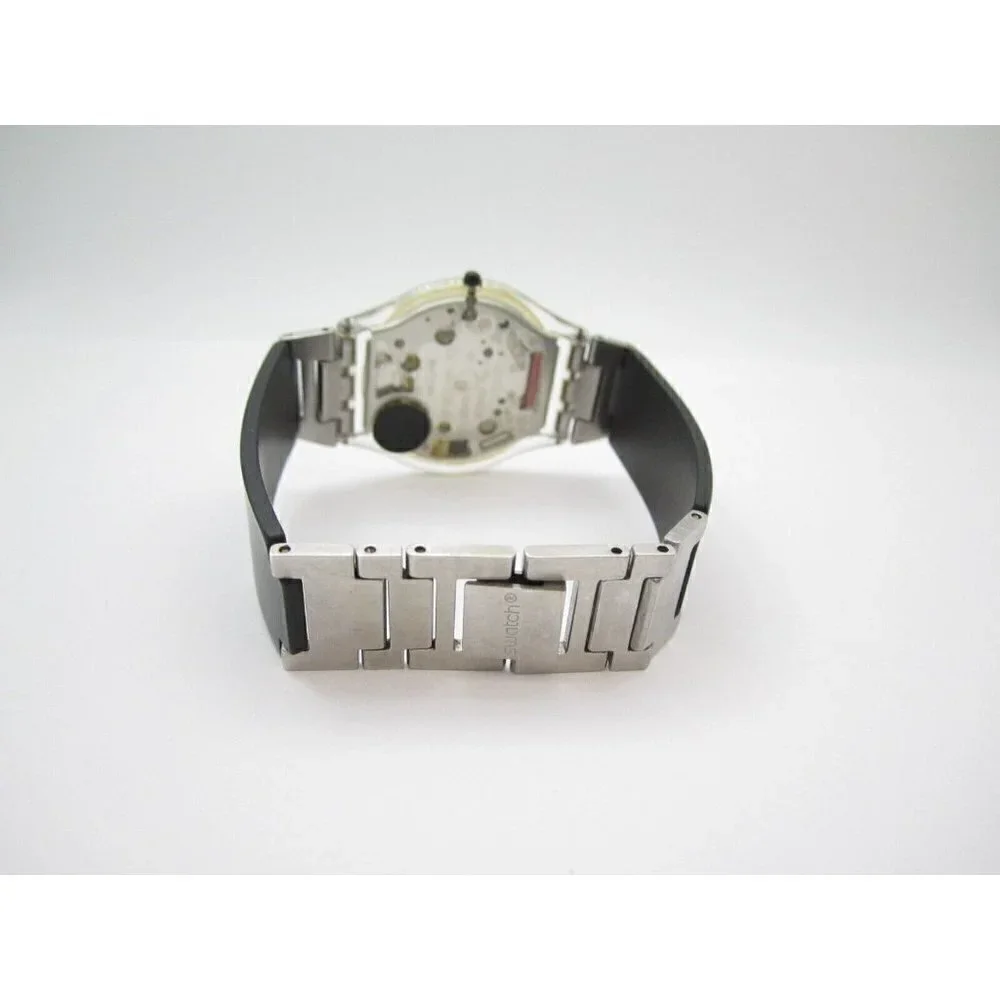 Women Swatch AG 1999 Quartz WR Analog 35mm Dial Causal Round Watch (G426)